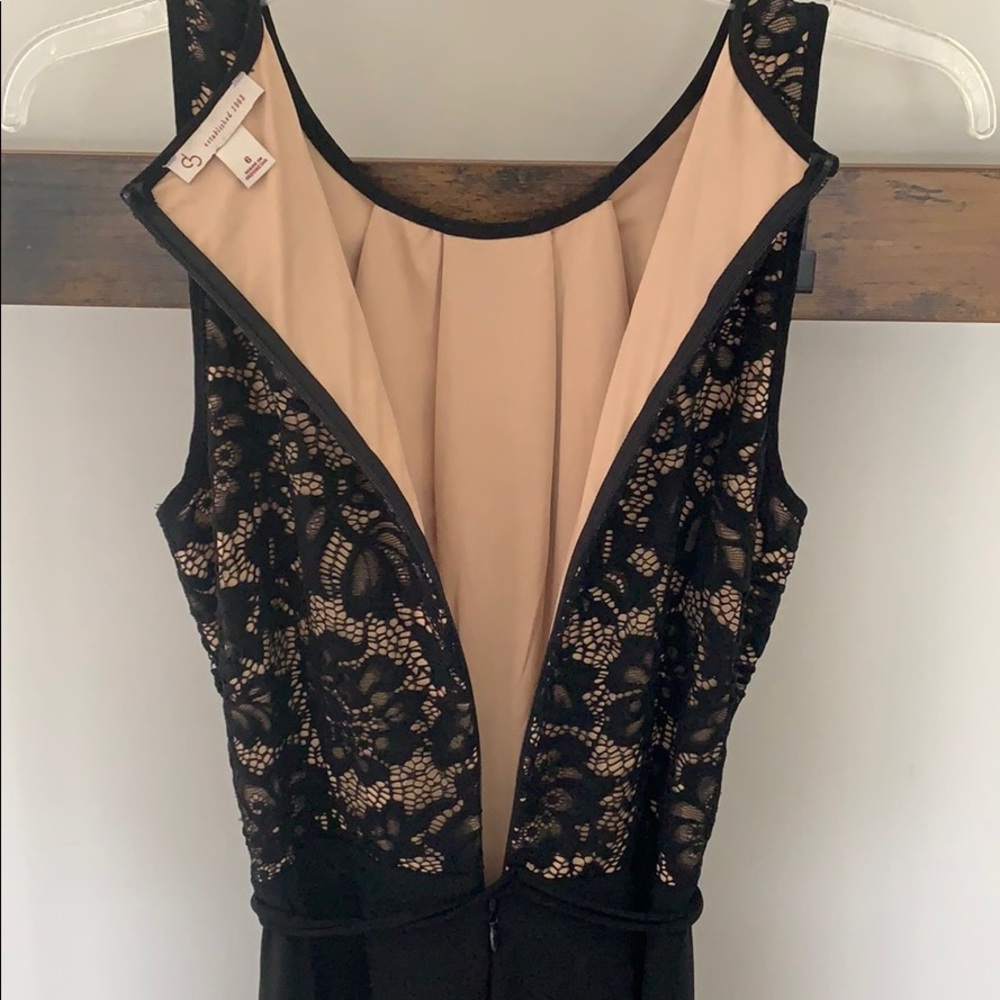 Black Dress with Lace - Picture 6 of 7
